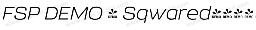FSP DEMO - Sqwared字体转换